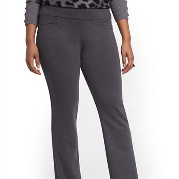 New York & Company Pants - NY&CO Pull-On Bootcut Ponte Pant Superflex Gray XL